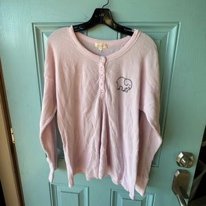 Pink Ivory Ella Thermal Top